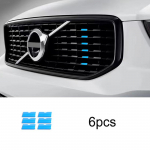 skirta volvo xc60 s90 xc40 xc90 v40 s60 v60 v90 v60CC V90CC RD sportinė versija Kinijos tinklelis trijų spalvų juostelė dekoratyvinis automobilio lipdukas v60cc &scaron;viesiai mėlyna spalva