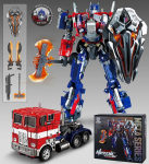 31CM Transformuojamas Optimus Prime Robotas Automobilis Žaislai Sunkvežimio Galva Metaliniai Ginklai Kostiumas Auksinis Juodas Autobotų Veiksmo Figūrėlė Modelis Žaislai Dovana