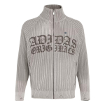 Adidas Originalus Medvilninis Laisvo Kirpimo Megztas Megztinis Su Užtrauktuku Ilgomis Rankovėmis Vyri&scaron;kas megztinis KR5057 S
