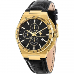 Maserati Velocit&agrave; Slim Juodos Odos Vyri&scaron;kas Kvarcinis Chronografas R8871653001 juoda