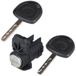 Opel Corsa D 06-14 priekinės kairės durų spynos įdėklas + 2 RAKTAI