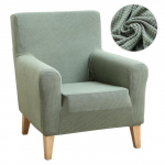 Levivel vandeniui atspari audinio vienvietė sofa užvalkalas languotas elastingas neslystantis užvalkalai foteliui kėdei baldų užvalkalas sukurtas namų &scaron;eimos kambario zonai 1 Piece gray