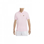 Nike vyri&scaron;ki polo mar&scaron;kinėliai NikeCourt, slim fit, rožiniai DA4380-663 L
