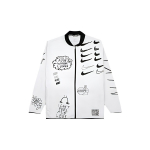 Nike Nathan Bell Grafičių Spaudos Daugiafunkcinis Logotipas Sportinis &Scaron;varkas Vyri&scaron;kas Vir&scaron;utinis Drabužis Baltas AJ7760-133 L
