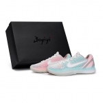 Nike Zoom Kobe 6 Krep&scaron;inio Batai Vyri&scaron;ki Žemi Balti/Mėlyni/Rožiniai FQ3546-100(Team80-S-BOX) 40.5