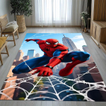 Marvel Ker&scaron;ytojai Žmogus-voras Animacinis Gyvenamojo Kambario Neslystantis Plotas Kilimas Mink&scaron;tas Kilimas Miegamojo Vaikų Žaidimų Kambario Sofai, Namų Dekoravimas Durų Kilimėlis 100x150cm