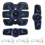 USB įkrovimo EMS raumenų stimuliatorius belaidis raumenų stimuliavimo treniruoklis Smart Fitness pilvo treniruotės lieknėjimo įrankis