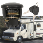 5899119, 46576969 Automobilio Užrakinamas Kuro Dujų Bakelio Dangtelis Su Raktais Citroen C25 Fiat Ducato Peugeot J5 Talbot Express 1990-1994 black