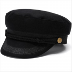 Vintažinė reguliuojama unisex kepurė lauko žygiams ir alpinizmui extra large size inner adjustment 62cm juoda