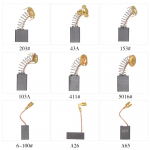 10 kompiuterių mini anglies &scaron;epečių atsarginės dalys su 25 mm spyruokline varine &scaron;erdimi, skirtos bendriesiems elektriniams gręžimo gręžimo varikliams 103A#