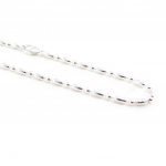 Les Tr&eacute;sors De Lily [J0134] - Cha&icirc;ne Cheville Argent 'Boule Altern&eacute;e'