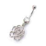 Les Tr&eacute;sors De Lily [K0267] - Body Piercing 'Rosa Romantica' blanc