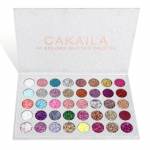 CAKAILA 40 Color Glitter Powder Sequin Curry Cream Diamond Glitter Eyeshadow Palette