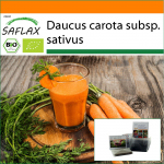 SAFLAX - Sodas mai&scaron;elyje - Ekologi&scaron;kas - Morkos - Ankstyvasis Nantas - 1500 sėklų - Su substratu tinkančiame stovimame mai&scaron;elyje - Daucus carota