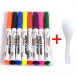 2012-04-08 Spalvos Stebuklinga Vandens pie&scaron;imo ra&scaron;iklis Vandens pie&scaron;imas Plaukiojantis papuo&scaron;tas pie&scaron;imo lenta Žymekliai Vaikams Žaislai Ankstyvojo ugdymo stebuklingas &scaron;auk&scaron;tas 8 colors with spoon