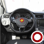 Automobilio vidaus apdailos apsauga anglies pluo&scaron;to raudonas lipdukas skirtas Volkswagen VW Golf 7 GTI MK7 2014- Styling
