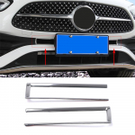 Mercedes Benz C klasės W206 C200 C260 C300 2022 2023 Automobilio valstybinio numerio oro įleidimo grotelių rėmo dangtelio apdaila papuo&scaron;ti Chrome