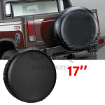 17 colių automobilio visureigio atsarginės padangos dangtelio juodos spalvos apsauga 31 colių 32 colių 33 colių universaliam žieminių žieminių padangų laikymui 17inch gray