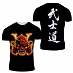 I&scaron;skirtinio dizaino Bushido Cool mar&scaron;kinėliai Vasaros mados vyrų laisvalaikio asmenybės japonų samurajų ra&scaron;tais marginti gatvės aprangos mar&scaron;kinėliai XXXL