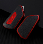 Madingas TPU automobilio raktų dėklo dangtelis, skirtas Volkswagen VW Golf 8 MK8 ID-4 ID-6, skirtas Skoda Octavia A8, skirtas Seat Leon FR MK4 Cupra raudona