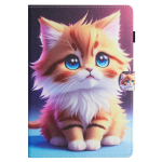 Skirtas &bdquo;iPad mini&ldquo;, &bdquo;iPad Air&ldquo;, &bdquo;iPad 9.7&ldquo;, &bdquo;iPad Pro 11&ldquo;, &bdquo;iPad Pro&ldquo; mielas gyvūnas ir kra&scaron;tovaizdžio dizaino PU odinis plan&scaron;etinių kompiuterių dėklas Apple iPad (2022)