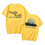 Vasaros unisex mar&scaron;kinėliai Japonijos anime 90s Drift AE86 Initial D Print mar&scaron;kinėliai Y2k Tops Moteri&scaron;ki medvilniniai trumpomis rankovėmis mar&scaron;kinėliai Unisex mar&scaron;kinėliai 2XL