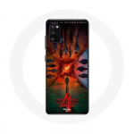 Coque pour Samsung Galaxy A41 Stranger Things Saison 4 Affiche Equipages de la Nouvelle Th&eacute;orie