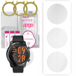 3x apgo hidrogelinė ekrano apsauga, skirta Mobvoi TicWatch Pro 3 Ultra, hidrogelio plėvelė, su pozicionavimo sluoksniu lengvas montavimas