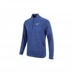 Nike Dri-FIT Element Pusiau užsegamas ilgomis rankovėmis Bėgimo vir&scaron;us Vyri&scaron;ki Vir&scaron;utiniai drabužiai Tamsiai mėlynas DD4757-451 XXL