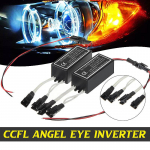 2 vnt CCFL keitiklio atsarginis balastas, skirtas Angel Eyes Halo žiedų rinkinys, 12 V pakaitinis, atsparus vandeniui CHINA