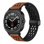 Odinė apyrankė &bdquo;Samsung Galaxy Watch Ultra&ldquo; 47 mm dirželiui, &bdquo;Correa&ldquo; aksesuarams, &bdquo;Samsung Galaxy Watch 7 Ultra&ldquo; 47 mm dirželis galaxy watch 7 ultra juoda