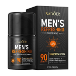 50g vyri&scaron;kas gaivus balinantis kremas nuo saulės, apsaugantis nuo UV spindulių gaivinantis kremas nuo saulės 50g