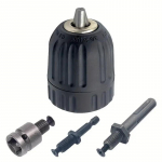 0,8&ndash;10 mm tikslus berakčio gręžimo griebtuvo keitiklis, 3/8 colio &ndash; 24UNF sriegio greito keitimo adapteris SDS-Plus kotas, 1/4 colio &scaron;e&scaron;iakampis
