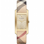 Burberry BU9407 25mm nerūdijančio plieno korpusas odinis moteri&scaron;kas laikrodis