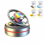 Automobilių oro gaiviklis tarpžvaigždinis saulės žiedas, besisukantis aromaterapijos papuo&scaron;alai prietaisų skydelis, kvepalų difuzorius, automobilių priedai, automobilio interjeras juoda