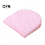 Kūdikio maitinimo pagalvė, viskoelastinė plei&scaron;to formos pagalvė su nuimamu užvalkalu, dvipusė kūdikio maitinimo pagalvėlė, skirta žindymui miegoti Round rožinė