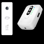 Ne&scaron;iojamas deguonies siurblys, USB įkraunamas lauko itin tylus oro kompresorius, skirtas akvariumo žuvų bakui 1 hole adjustable