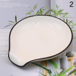 Multipurpose Ceramic Spoon Rest Pad White Spoon Holder Spoon Holder Kitchen Utensils Tableware Spoon Holder Spoon 2