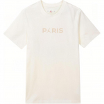 Jordan Paris Saint-Germain Mar&scaron;kinėliai su užra&scaron;u, apvalia kaklo i&scaron;kirpte, kasdieniai, trumpomis rankovėmis, vyri&scaron;ki vir&scaron;ūnės, Sail FN5333-133 M