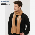 Navigare Men's Striped Casual Warm Scarf 50