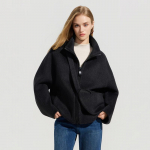 Shetu Women's Double-Faced Wool Blend Short Coat S