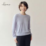 Haier Mans Women's Round Neck Jacquard Wool Sweater L