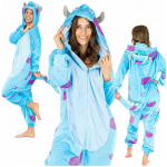 Sulley Monstrų biuras. Kigurumi vienasalis kostiumas - M