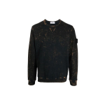 Stone Island Dažyta Logotipo Apvalios Kaklo Palaidinė Vyri&scaron;ka palaidinė Juoda 751561538-V0032 XL