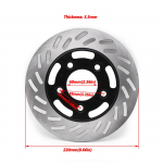 260mm / 220mm Motociklo Priekinis Galinis Stabdžių Diskas Stabdžių Rotorius Sym Jet 14 125 / 50 / 200 Rear Brake Disc