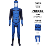 Nenugalimo herojaus kostiumas-kombinezonas trager Helovino vakarėliui cosplay kostiumas children 120 blue