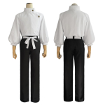 HOLOUN Jujutsu JJK Manga Anime Yuta Okkotsu Cosplay Kostiumas Perukas Striukė Juodos Kelnės Uniforma Rožinis Tinklelis Sintetinis Helovinas L gray
