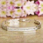 Nauja vario kri&scaron;tolo apyrankė moterims Rose Gold Spalva Link Pulseiras Moteri&scaron;ka nerūdijančio plieno rankinė grandinėlė