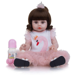 19 colių 49 cm atsparus vandeniui viso silikono vinilo Reborn Baby Toddler Lėlės Naujagimio Žaislas Vaikams Gimtadienio Dovanos Žaidimų draugai