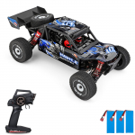 &bdquo;Wltoys 124018&ldquo; didelio greičio lenktyninis automobilis 60 km/h 1/12 2,4 GHz RC automobilis visureigis &bdquo;drift&ldquo; automobilis RTR 4WD su 1 battery juoda
